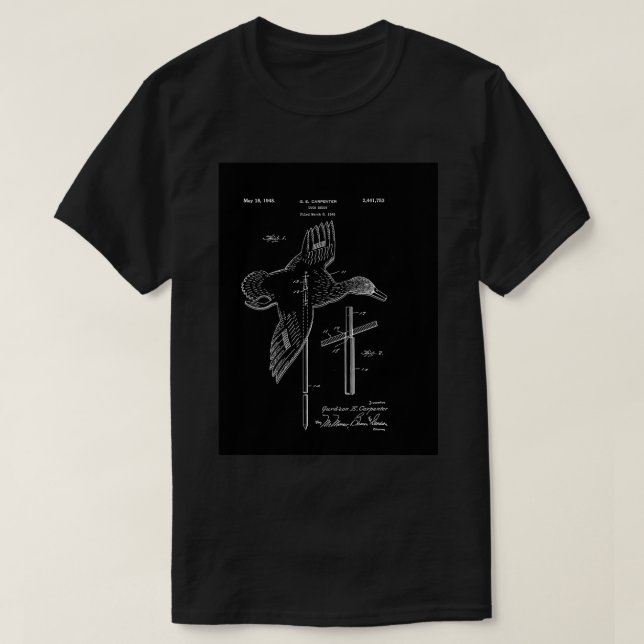 patent duck by carpenter  T-Shirt (Design Front)