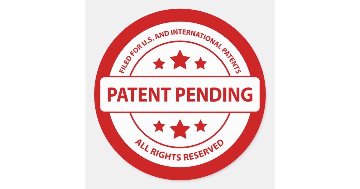 Patent Pending Sticker | Zazzle.com