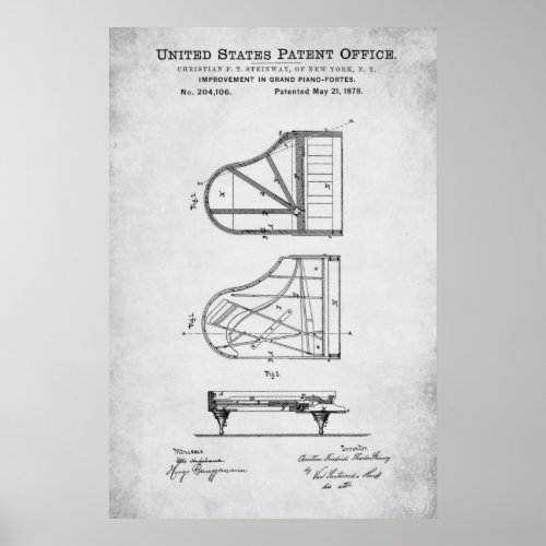 Patent _ Piano _ Poster