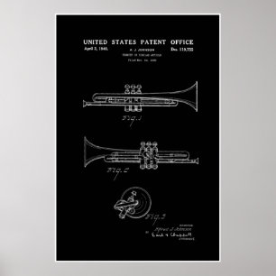 Patent - Trumpet - Poster