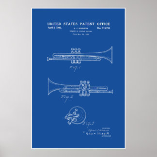 Patent - Trumpet - Poster