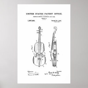 Patent - Violin - Poster