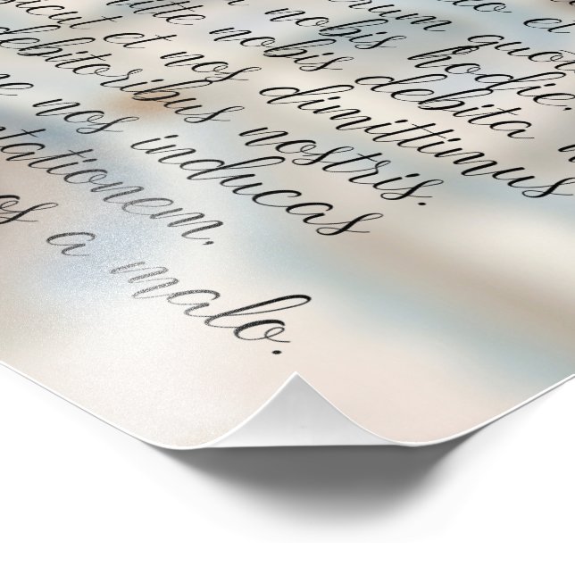 Pater Noster Photo Print (Corner)