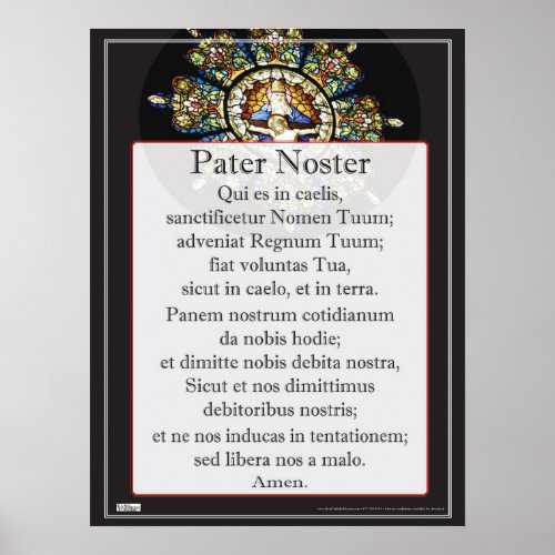 Pater Noster Poster