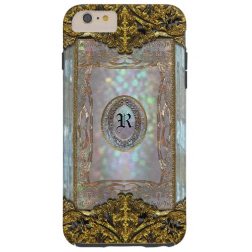 Paternost Glitzy Ritz Monogram Tough iPhone 6 Plus Case