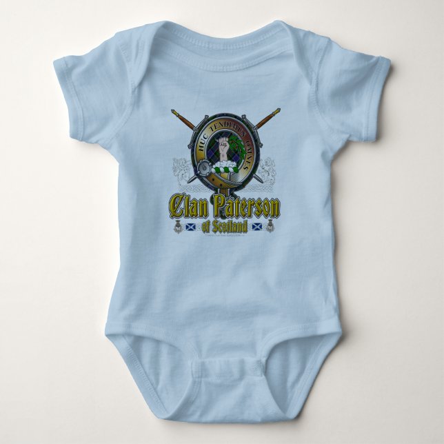 Paterson Clan Badge Baby Bodysuit (Front)