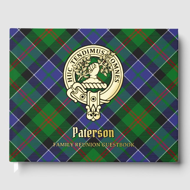 Paterson Family Reunion Guest Book (Front)