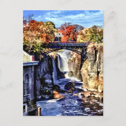 Paterson NJ _ Paterson Great Falls Postcard