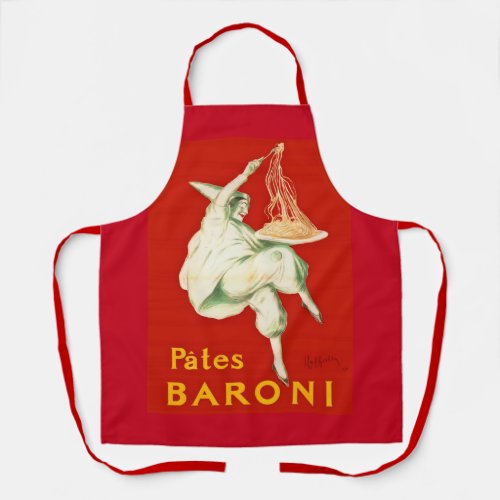 Pates Baroni Cappiello Vintage Advertisement Apron