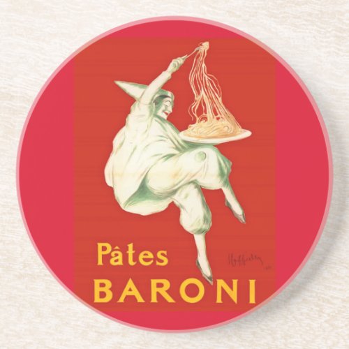 Pates Baroni Cappiello Vintage Advertisement Coaster