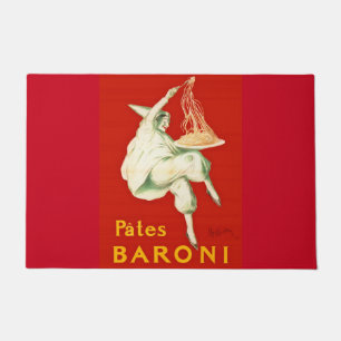 Pates Baroni Cappiello Vintage Advertisement Doormat