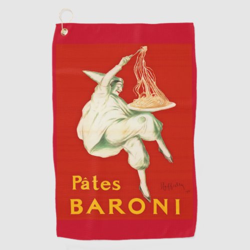 Pates Baroni Cappiello Vintage Advertisement Golf Towel