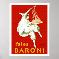 Pates Baroni Cappiello Vintage Advertisement