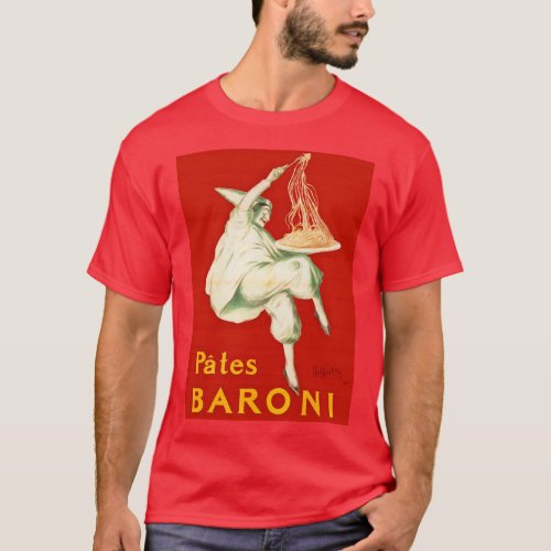Pates Baroni Cappiello Vintage Advertisement T_Shirt