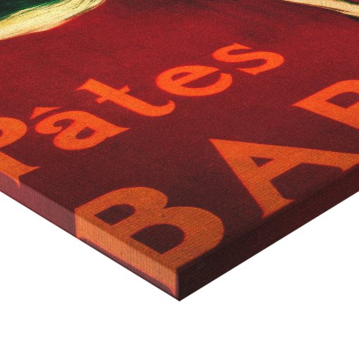 Pates Baroni Vintage PosterEurope Canvas Print Zazzle