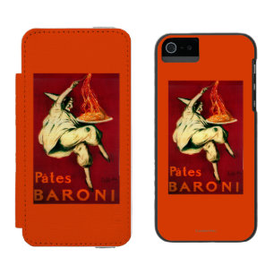 Pates Baroni Vintage PosterEurope iPhone SE/5/5s Wallet Case