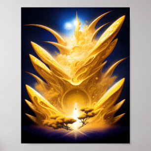 Path Between the Trees Poster