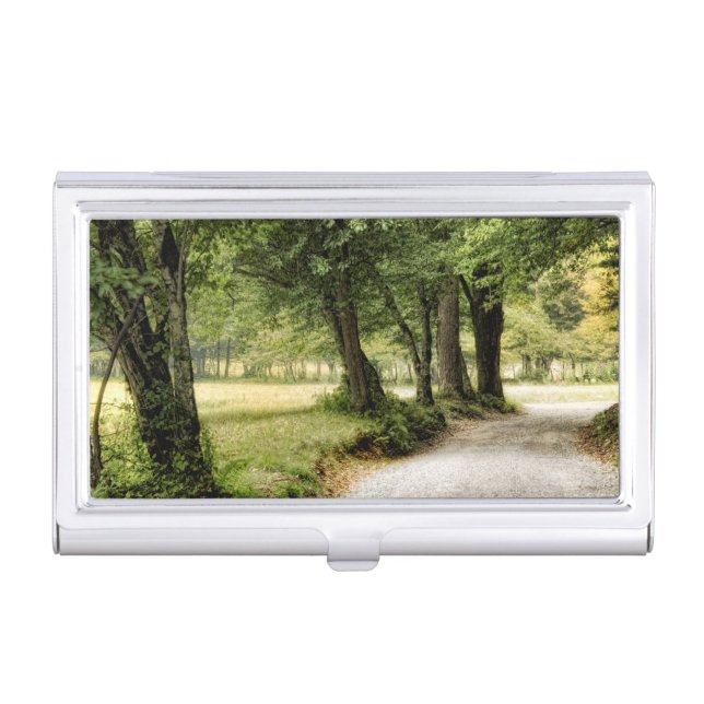 Path in the Country Business Card Holder (Front)