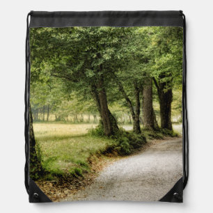 Path in the Country Drawstring Bag