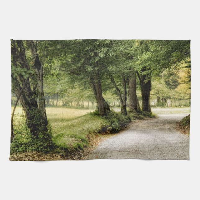 Path in the Country Kitchen Towel (Horizontal)