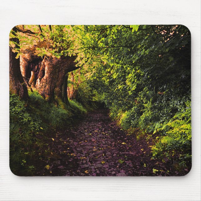 Path in the Dark Woods Mousepad (Front)