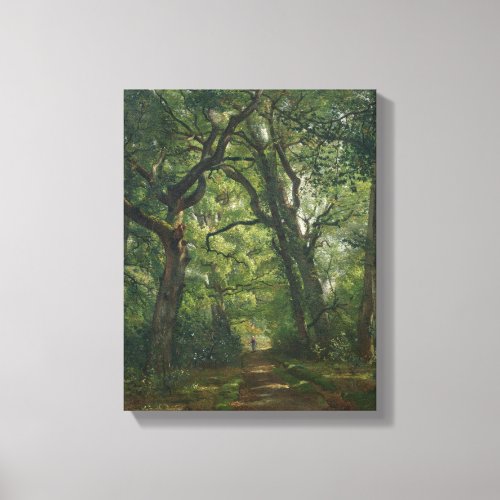 Path in the Forest 1864 Canvas Print