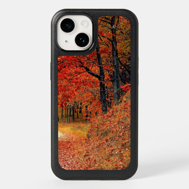 Path in the Forest, Autumn Otterbox iPhone Case (Back)