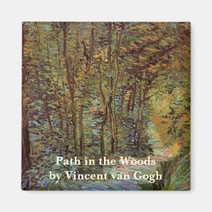 Path in the Woods by Vincent van Gogh Magnet