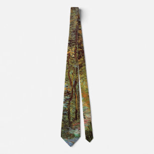 Path in the Woods by Vincent van Gogh Neck Tie