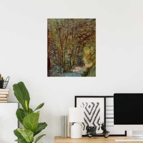 Path in the Woods by Vincent van Gogh Poster