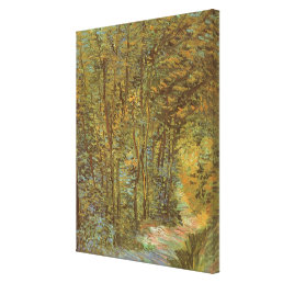 Path in the Woods by Vincent van Gogh, Vintage Art Canvas Print