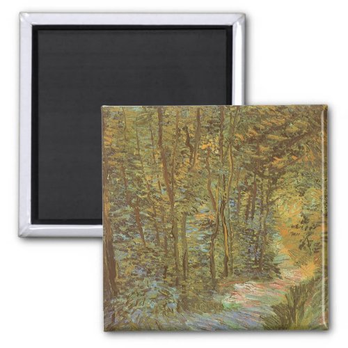 Path in the Woods by Vincent van Gogh Vintage Art Magnet