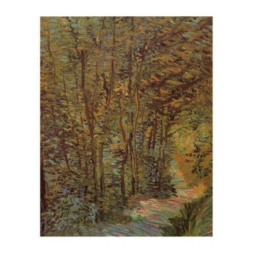 Path in the Woods by Vincent van Gogh Wood Wall Art