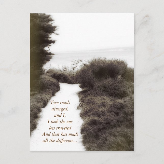 Path Less Traveled : Postcard (Front)
