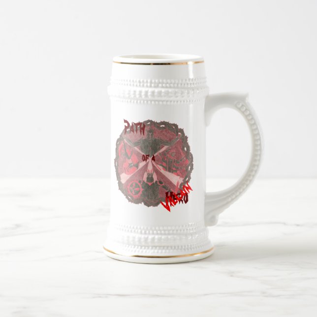 “Path of a Hero” Villains Emblem (with title) Beer Stein (Right)