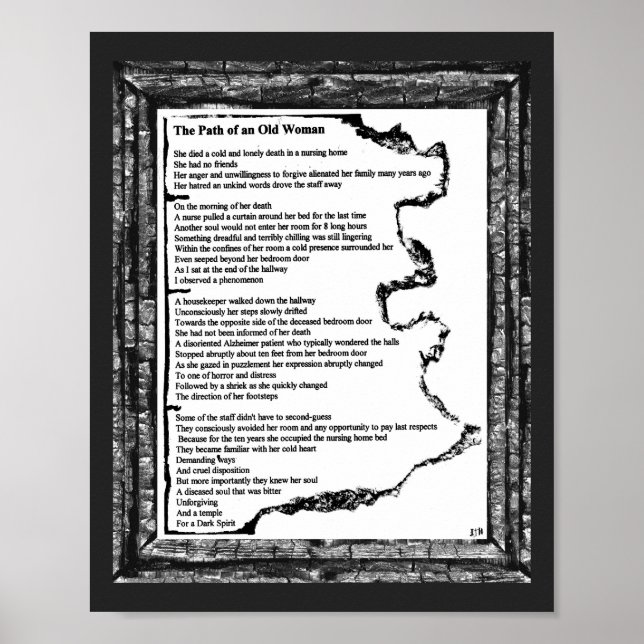 Path of An Old Woman Poster (Front)