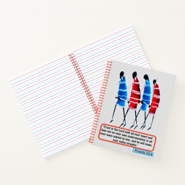 Path of Faith: Maasai Morans Proverbs  Inspiration Notebook (Inside)