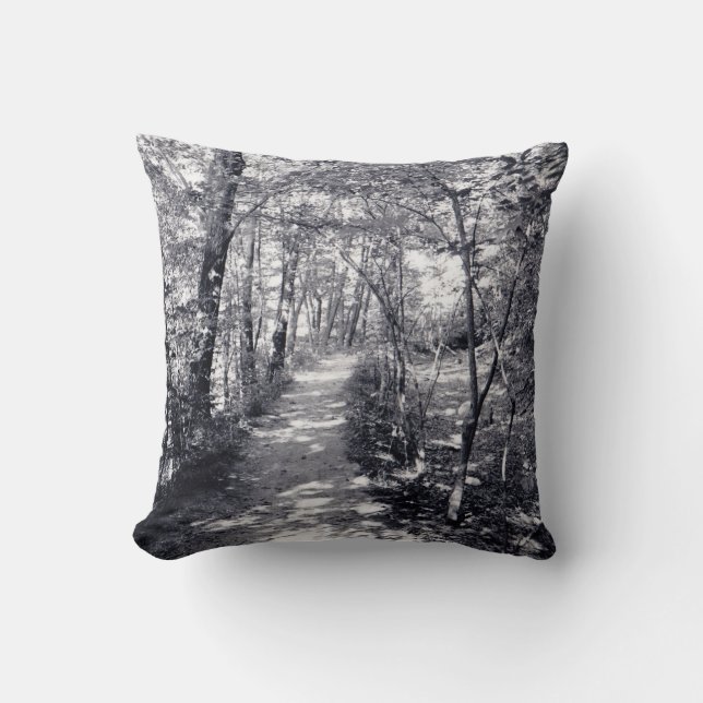 Path of Faith Throw Pillow (Front)