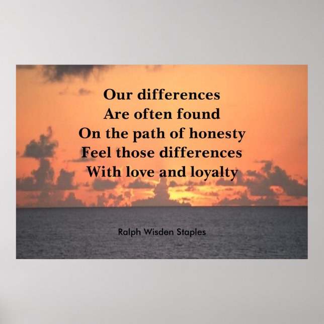 Path of honesty poster (Front)