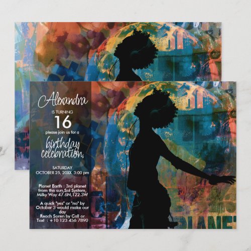 Path of Hope | Modern Urban Peace Art Invitation