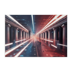 Path of Leaders - Modern Patriotic Abstract Acryli Acrylic Print