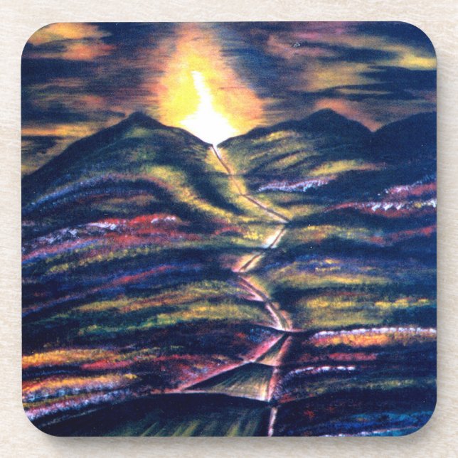 Path of Life Beverage Coaster (Front)