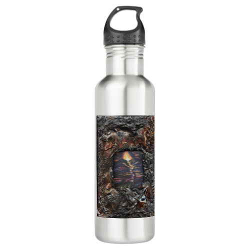 Path of Life Burnt Offering Aluminum Water Bottle