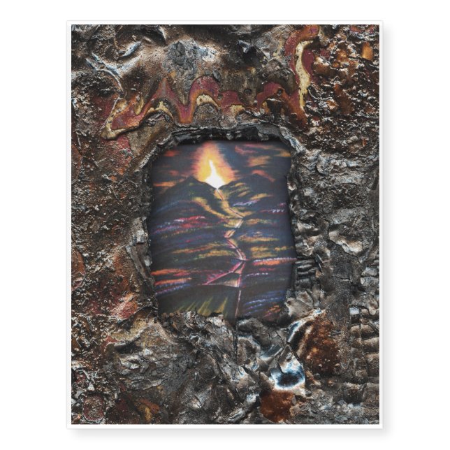 Path of Life Burnt Offering Temporary Tattoos (Front)