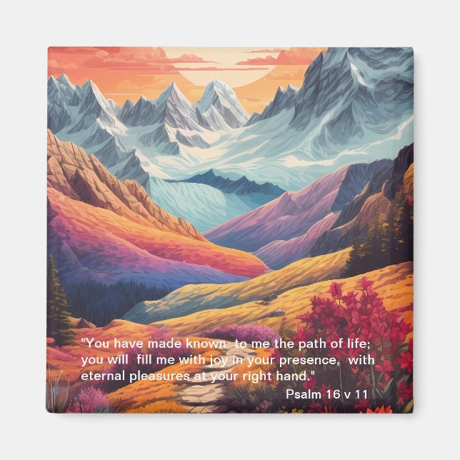 Path of Life - Mountains | Magnet (Front)