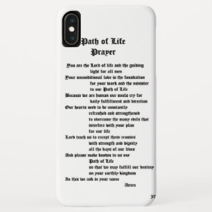 Path of Life Prayer iPhone XS Max Case