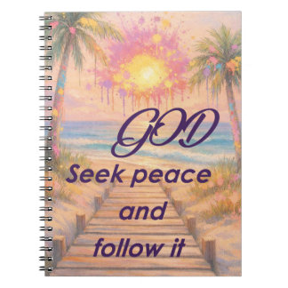Path of Peace: Grace at Sunset Notebook