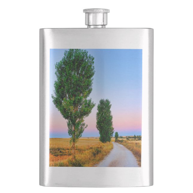 Path of the French Way Flask (Front)