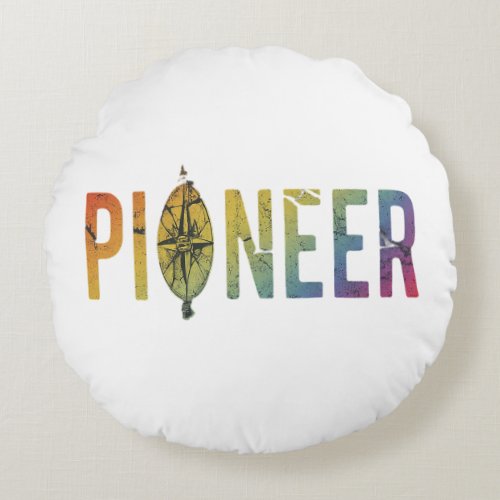 Path Pioneer Round Pillow