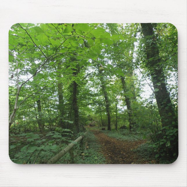 Path through the Green Forest Mousepad (Front)